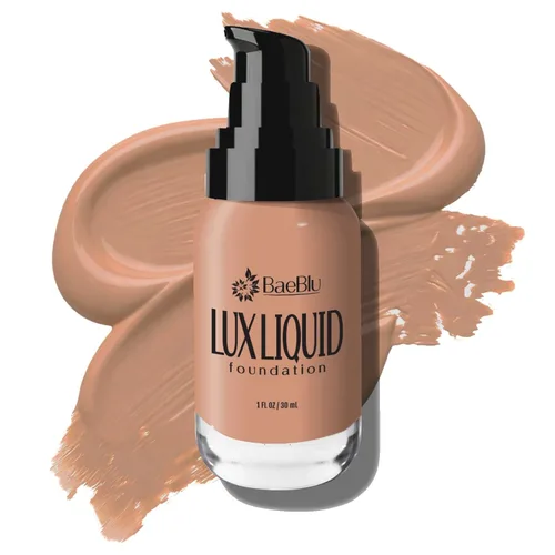 Miniatura 21 de BaeBlu LUX - Maquillaje líquido orgánico de base – Cobertura media 100% natural con acabado natural – Vegano y sin gluten para todo tipo de piel, 1