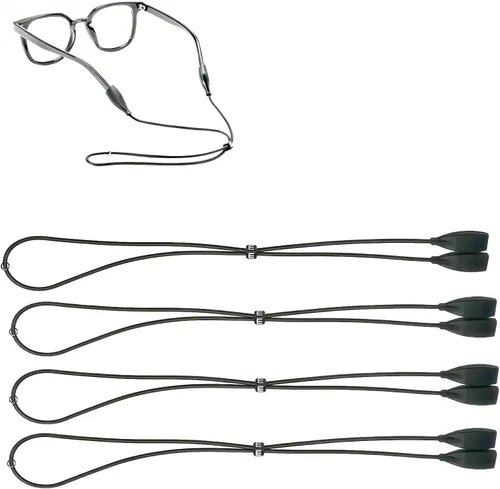 Miniatura 20 de Correa ajustable para gafas, diseño elástico y elástico, adecuado para gafas de miopía, lentes de sol, gafas deportivas