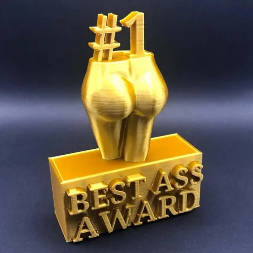 Premio al mejor culo, figura de cuerpo femenino, escultura, decoración de trofeo, novedad traviesa cadera, trasero, estatua de resina, divertida