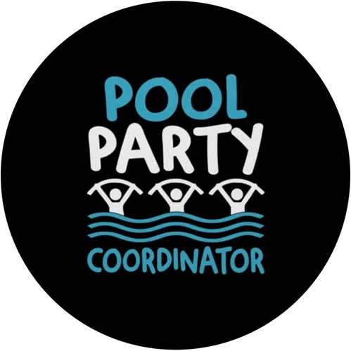 Miniatura 3 de Aqua Aerobics Fitness Funny Water Aerobics Instructor PopSockets MagSafe PopGrip para iPhone
