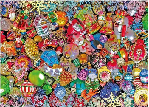 Miniatura 2 de Clementoni - 39585 - Colección de Navidad - Rompecabezas de Navidad Impossible Jolly - Rompecabezas para adultos de 1000 piezas, rompecabezas