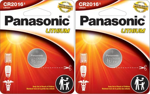 Miniatura 9 de Panasonic CR2016 - Pilas de monedas de litio de larga duración de 3.0 voltios en embalaje resistente a los niños, basado en estándares, paquete de 2