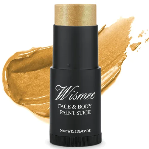 Miniatura 17 de Ojo naranja negro Deportes, palo de pintura de cuerpo de cara naranja, resistente al sudor, impermeable, pintura facial, maquillaje para Halloween