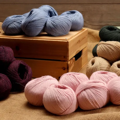 Miniatura 2 de Juego de 6 madejas de 100% lana de alpaca bebé (10.58 oz) de peso DK, fabricadas en Perú, celestial suave y perfecto para tejer y hacer ganchillo