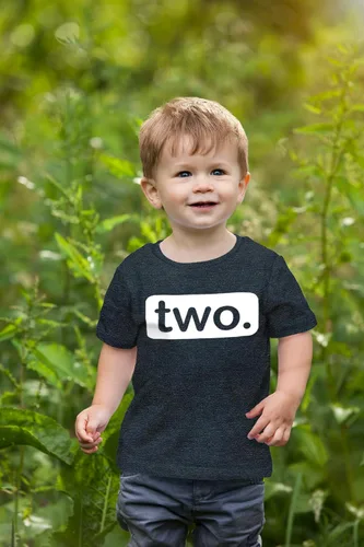 Miniatura 7 de 2 cumpleaños camiseta niño 2 años niño pequeño niño traje segundo dos camiseta fiesta