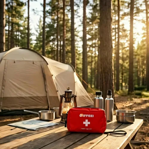 Miniatura 6 de O'IFFEEI Bolsa vacía pequeña de primeros auxilios, portátil para exteriores, camping, senderismo, mochileros, viajes. Bolsa médica pequeña