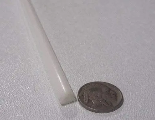 Miniatura 5 de Delrin - Tubo redondo de acetal POM blanco de 0.250 pulgadas de diámetro exterior de gran tamaño x 0.125 pulgadas de diámetro interior x 1/16