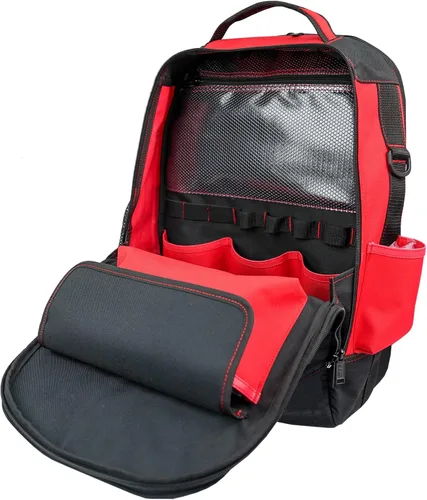 Miniatura 9 de MELOTOUGH Mochila para herramientas de soldadura Extreme Gear Pack con soporte para casco de gran capacidad, bolsa de almacenamiento para equipaje