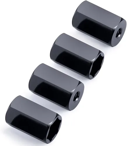 MORLORDY Adaptador de cubos hexagonales de rueda de 0.197 in a 0.276 in (+ 0.394 in) para WPL D12 1/10 RC camiones 1/24 SCX24 RC piezas de