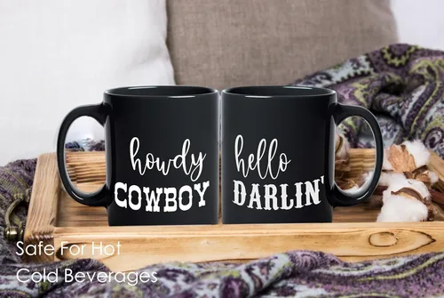 Miniatura 2 de Regalos para parejas, tazas de café de vaca occidental, regalos de boda de vaca para pareja, taza de taza de pareja, regalos para parejas, regalos