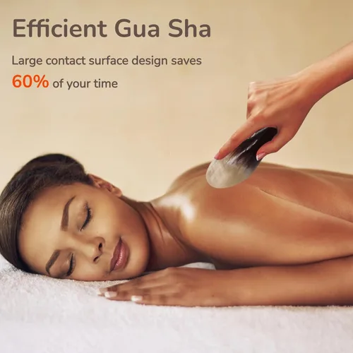 Miniatura 2 de Herramienta corporal Gua Sha, cuerno de buey, herramientas de masaje para fisioterapia, terapia de acupuntura corporal, raspador de masaje de tejido