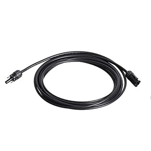 Miniatura 12 de Renogy Cable de extensión de panel solar con adaptador de cable impermeable de conector hembra y macho, 1.5 pies 12AWG, 1 pieza, negro
