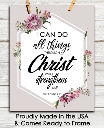 Miniatura 6 de I Can Do All Things Through Filipenses 4:13 - Versículos inspiradores de la Biblia, citas positivas de las escrituras cristianas, versículos