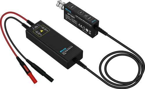 Micsig Kit de sonda diferencial de alto voltaje 700V 100MHz 3.5ns Tiempo de subida 10X/100X Tasa de atenuación Osciloscopio Kit Kit Accesorio DP10007