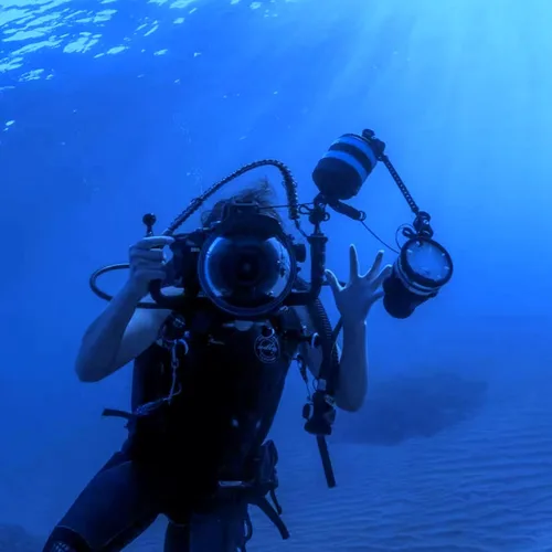 Miniatura 5 de Brazo flotante de flotabilidad, soporte de buceo DIVTEK con soporte de bayoneta Nauticam, ligero mejorado para cámara subacuática, bandeja de cámara