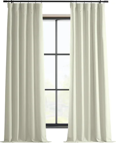 Miniatura 6 de HPD Half Price Drapes Cortinas italianas de lino sintético de 84 pulgadas de largo, cortinas de oscurecimiento para dormitorio y sala de estar, 50 x