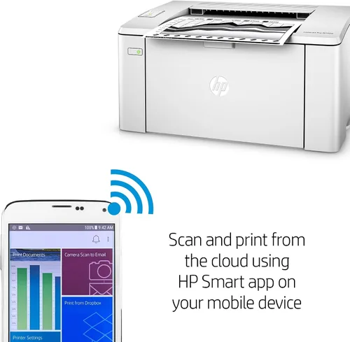Miniatura 4 de Impresora láser inalámbrica HP LaserJet Pro M102w (G3Q35A). Reemplaza a la impresora láser HP P1102