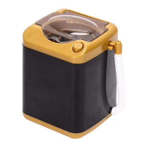 Miniatura 9 de Lavadora, mini lavadora eléctrica para brochas de maquillaje, máquina automática de limpieza de secado rápido de plástico de simulación para mujeres