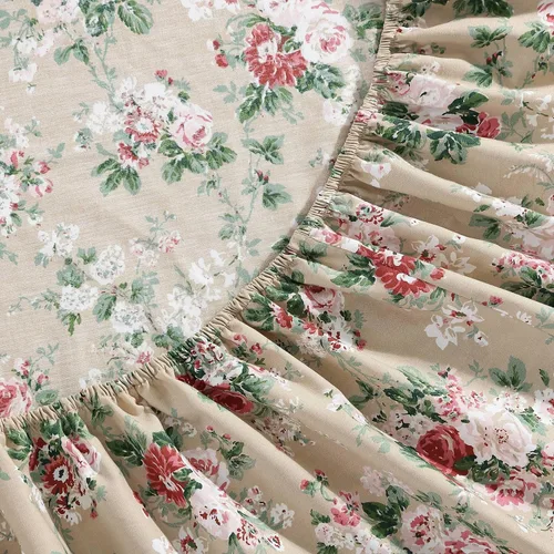 Miniatura 4 de Laura Ashley - Sábanas tamaño King, juego de ropa de cama de percal de algodón, ligeras y transpirables para decoración del hogar