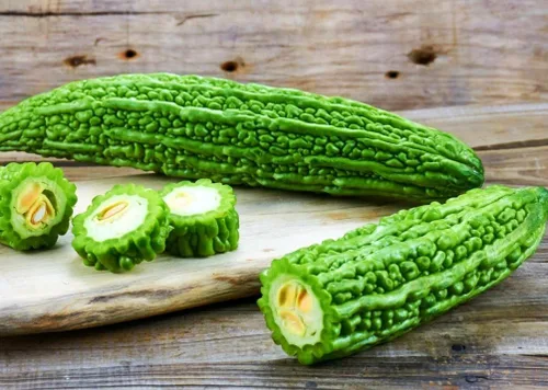 Miniatura 4 de 30 semillas largas de melón amargo – hasta 16 pulgadas de crecimiento rápido – Semillas de verduras tradicionales de calabaza amarga sin OMG