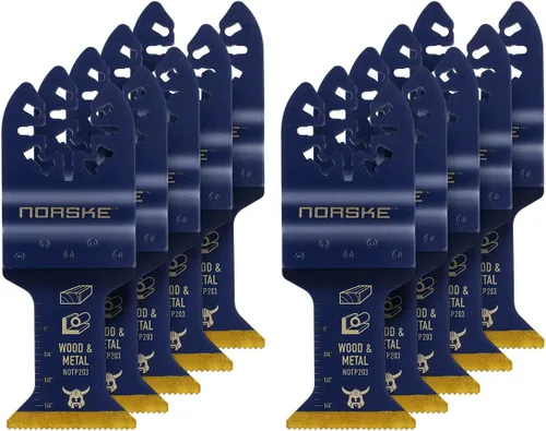 Miniatura 10 de Norske Tools NOTP278 - Cuchilla de accesorio oscilante para multiherramienta de 1 1/4 pulgadas, corte al ras de dientes japoneses, ajuste universal
