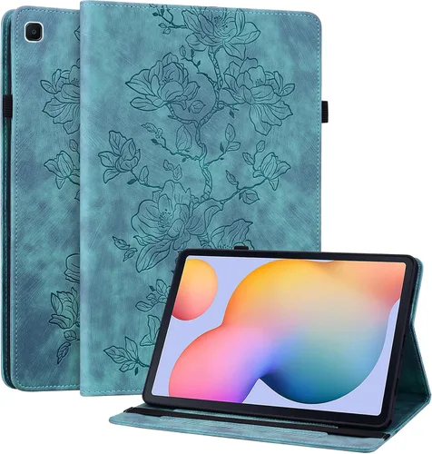 Miniatura 17 de Funda para Samsung Galaxy Tab S5e 10.5 2019 Modelo SM-T720/T725/T727, funda delgada de piel sintética con soporte multiángulo y soporte