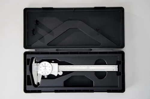 Miniatura 2 de Mitutoyo 505-738 D6 pulgadas TXWW Dial Caliper, ID, Carburo OD, 0.1 pulgadas/Rev, 0 pulgadas -6 pulgadas .001 pulgadas 6 a 7.9 pulgadas