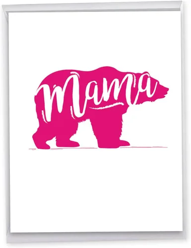 Miniatura 9 de NobleWorks Tarjeta de felicitación para el Día de la Madre Jumbo de 8.5 x 11 pulgadas con sobre (paquete de 1) Big Jumbo Mom Lick Beaters J9866MDG-US