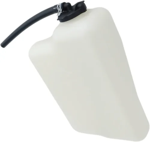 Miniatura 3 de CarPartsDepot Tanque de recuperación de refrigerante del motor Depósito de expansión Depósito de botella con tapa y manguera de plástico compatible