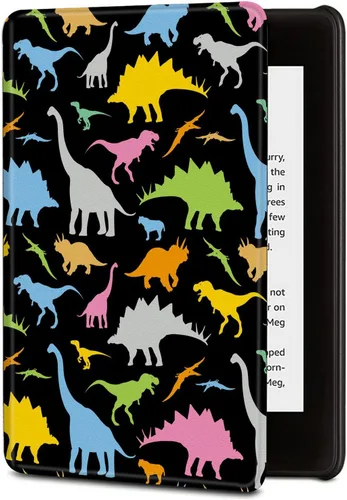 Miniatura 13 de BVDIKMI Funda para Kindle de 6 pulgadas (versión 11ª generación 2022), funda delgada de piel sintética con encendido y apagado automático para Retro