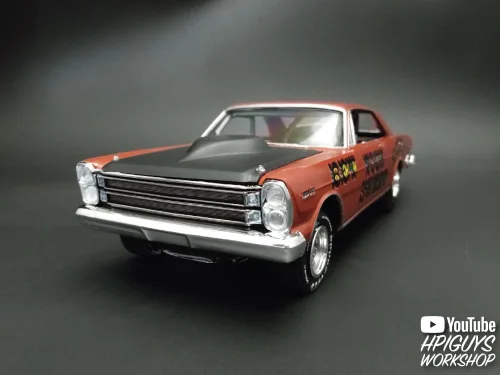 Miniatura 8 de AMT 1966 Ford Galaxie Sweet Bippy - Kit de modelo a escala 1:25