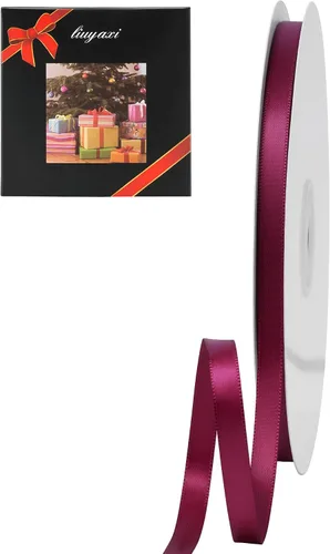 Miniatura 36 de LIUYAXI Cinta negra de doble cara, 1-1/2 pulgadas x 50 yardas, uso para envoltura de regalos, ramos de flores, fabricación de lazos, decoración