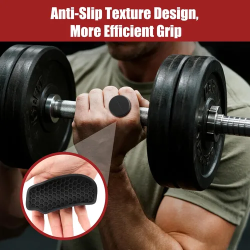 Miniatura 7 de Guantes de entrenamiento antideslizantes Huafa, guantes de gimnasio para levantamiento de pesas, almohadillas ergonómicas para levantamiento