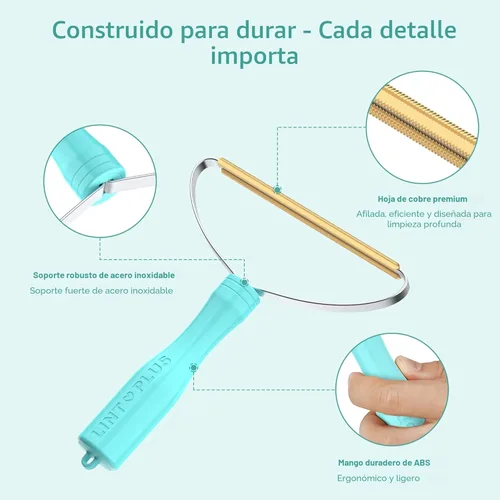 Miniatura 4 de Removedor de Pelo de Mascotas Deep Cleaner Pro - Removedor Especial de Pelo de Gato para Múltiples Telas y Bordes y Raspador Rastrillo