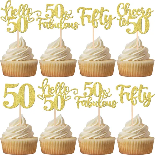 Miniatura 51 de 30 piezas de adornos para cupcakes de 12 cumpleaños feliz, brillantes doce, hola 12, felicitaciones a 12 años, adornos para cupcakes, 12