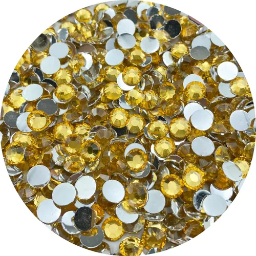 Miniatura 7 de 3000 diamantes de imitación de resina de 0.197 in con parte trasera plana redonda negra para manualidades, diamantes de imitación brillantes