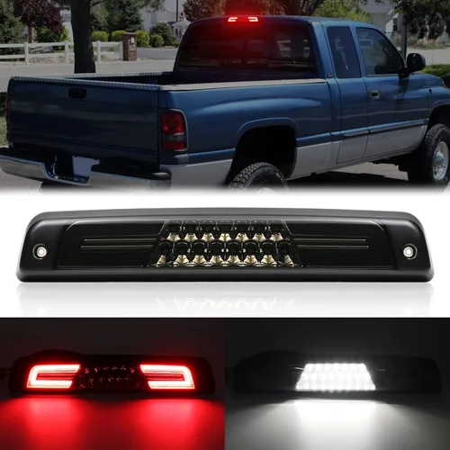 R&F Auto Luz de Freno LED Ahumada de Tercera Posición de Reemplazo para Ram 1500/2500/3500 (1994-2001) Camioneta Pickup Luces de Carga del Techo