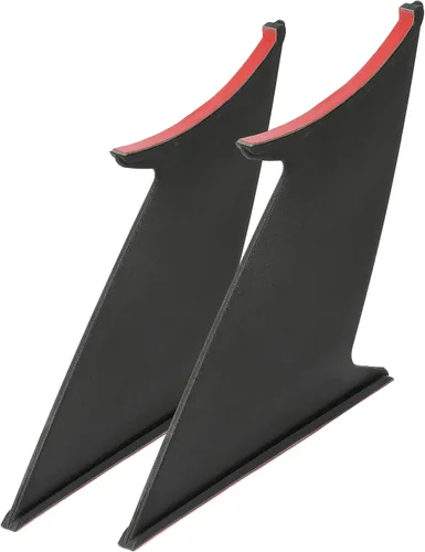 Miniatura 3 de KUAFU Alerón con estabilizador Compatible con Subaru Impreza WRX STI Sedán 2015-2021, alerón de maletero trasero con soporte rígido, color negro, 2