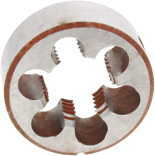 Miniatura 7 de Utoolmart Troquel de rosca de máquina de troquelado redondo métrico, troquel de roscado manual de rosca de máquina, M6 x 1 troquel de roscado