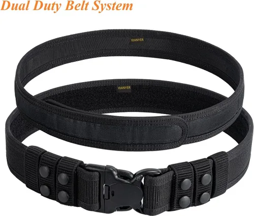 Miniatura 2 de Deber Cinturón Policial Seguridad Policial 2"/2.25" Cinturón táctico de la Patrulla