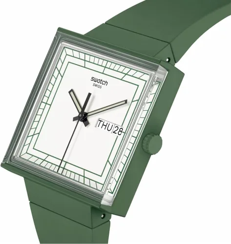 Miniatura 3 de Swatch What If Green Men's Watch SO34G700