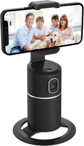 Soporte de teléfono de seguimiento automático, rotación de 360°, soporte de pista de cuerpo facial, trípode de seguimiento para grabación de vlog en