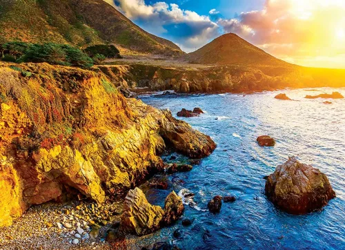 Miniatura 2 de EuroGraphics Puesta de sol en el Pacífico rompecabezas (1000 piezas)