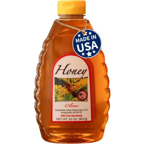 Miniatura 14 de Miel de azahar – 100% pura, cruda y sin filtrar – 32 onzas – Sweetwater Creek Honey Farm – Propiedad y operación de apicultores, 100% miel