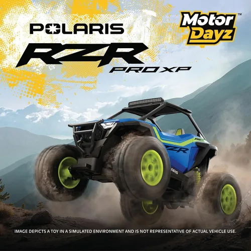 Miniatura 2 de Polaris RZR UTV - Vehículo RC 2WD escala 1:14, con licencia oficial Polaris RZR, control de radio de 2.4 GHz, recargable por USB, listo
