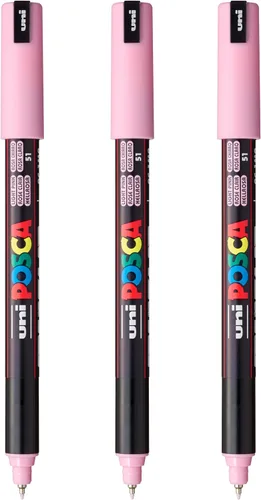 Miniatura 15 de Posca PC-1MR - Marcadores de pintura a base de agua, punta extra fina (0,7 mm), color albaricoque, paquete de 3