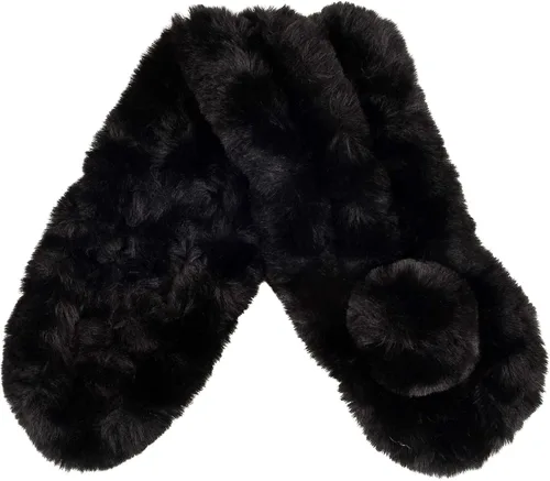 Miniatura 3 de Bufanda con cuello de piel sintética para mujer, bufandas de piel sintética, para primavera, otoño e invierno