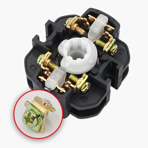 Miniatura 4 de Interruptor selector de cambio universal, interruptor de transferencia de potencia, 3 posiciones 4 terminales, LW8-10 D101/1 220V 10A Motor