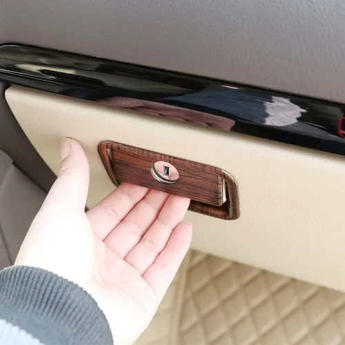Miniatura 3 de YIWANG ABS cromado para Toyota Land Cruiser Prado FJ150 150 LC150 2010-2019 Accesorios de moldura de cubierta de guante interior de automóvil