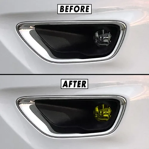 Miniatura 12 de SlickMod Vinilo PreCortado Tinta de Humo para Faro y Antiniebla de Jeep Grand Cherokee 2014-2021 (1. Faro, 20 por ciento de Humo Oscuro)
